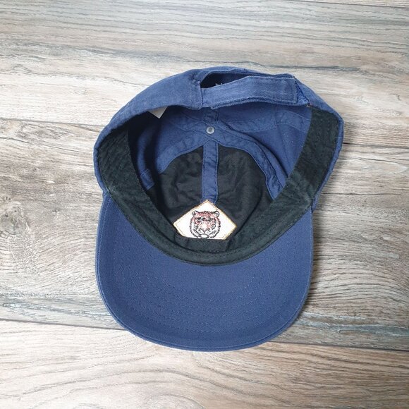 Cub Scout Tiger Youth Cap S M Adjustable Orange Navy Embroidered Cap Hat Meeting - Picture 4 of 4